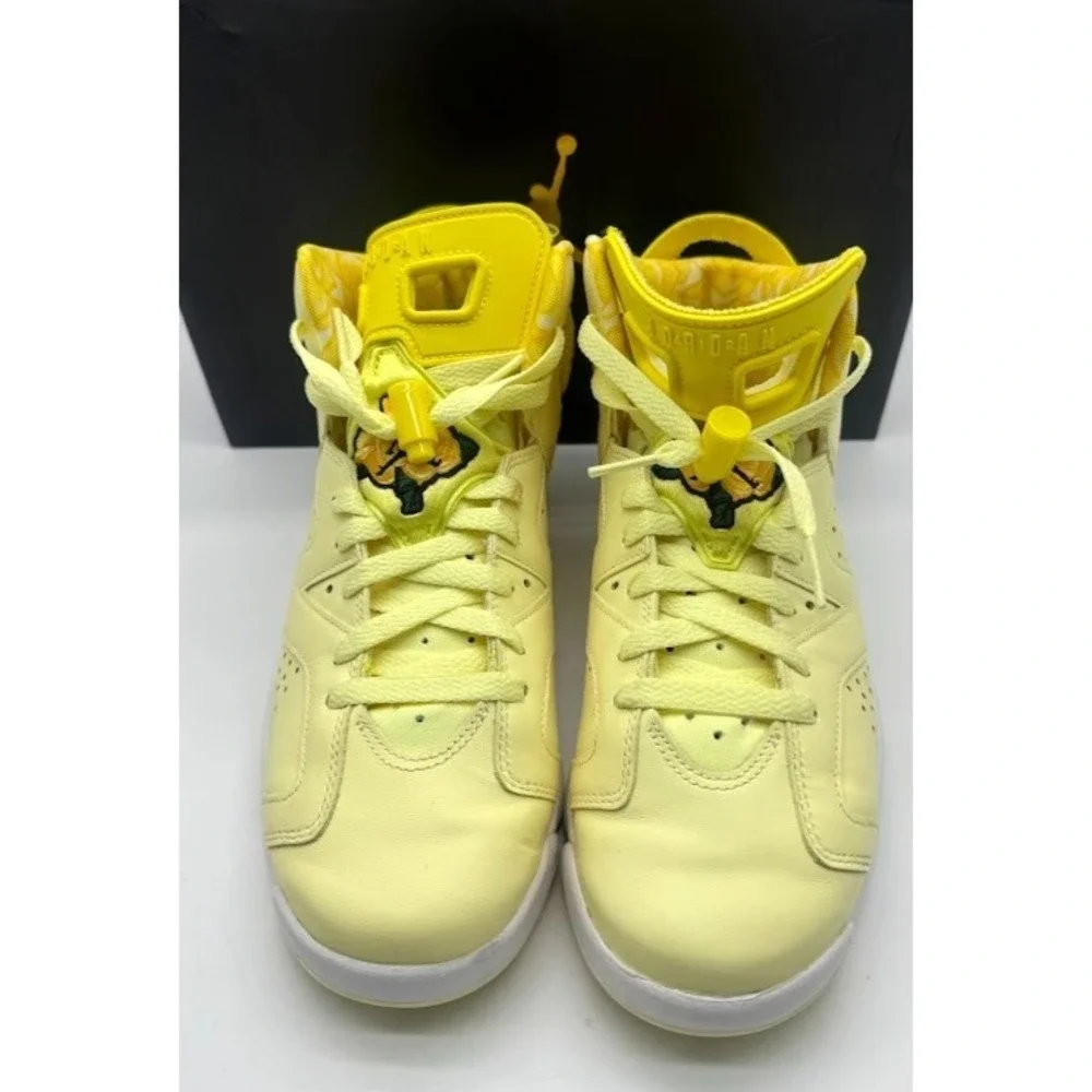 Air Jordan 6 Retro GS Citron Tint Yellow 543390-800 Youth 7Y EU40 w/ Box